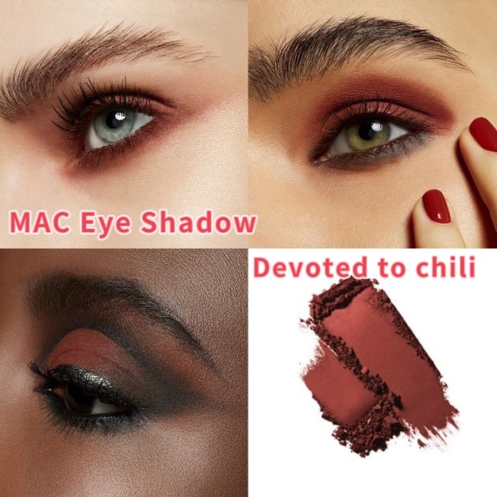 NEW MAC Cosmetics Powder Kiss Soft Matte Eye Shadow - Devoted to chili 1.5g
